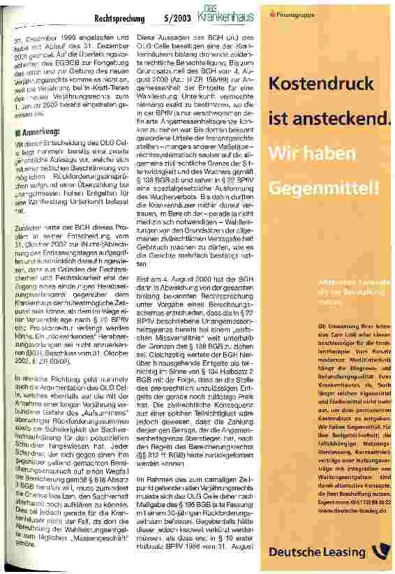 Vorschauseite 2: Wahlleistung Unterkunft