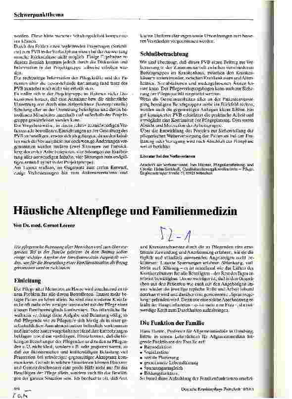 Vorschauseite 5: Erarbeitung und Einführung eines Pflegeverlegungsberichts (PVB)