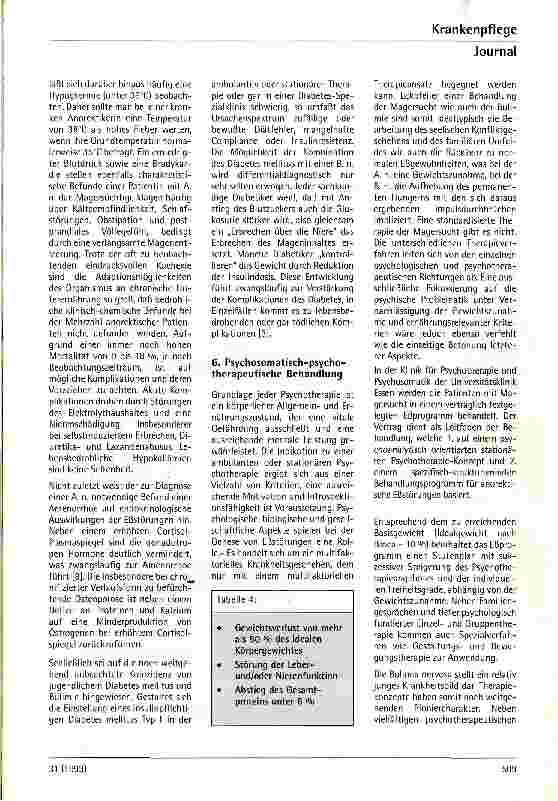 Vorschauseite 5: Klinik der Eßstörungen. Aus der Klinik für Psychotherapie u. Psychosomatik der Rheinischen Landesund Hochschulklinik Essen