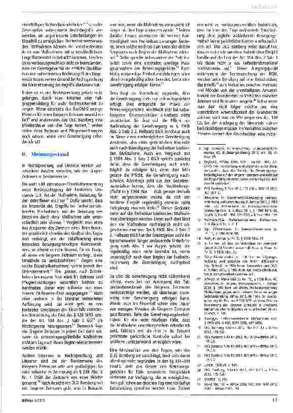 Vorschauseite 2: Freiheitsentziehende Maßnahmen? - Der längere Zeitraum i.S.d. § 1906 Abs. 4 BGB