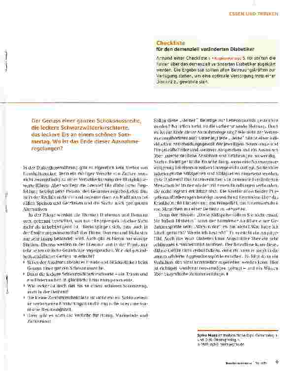 Vorschauseite 2: Demenz und Diabetes