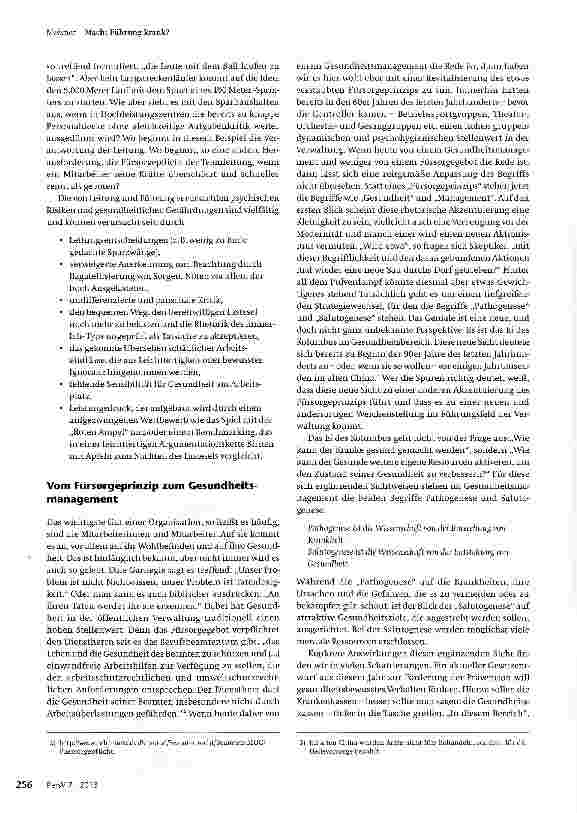 Vorschauseite 2: Macht Führung krank?