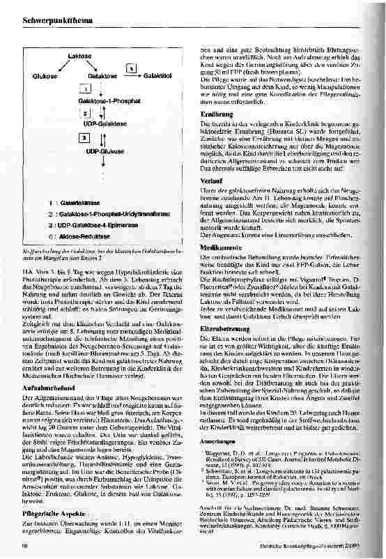 Vorschauseite 3: Galaktosämie