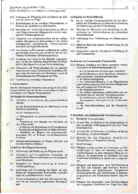 Vorschauseite 3: Betriebliche Steuerung Aufgabe des Krankenpflegepersonals ? Modelle zur Stellenbeschreibung