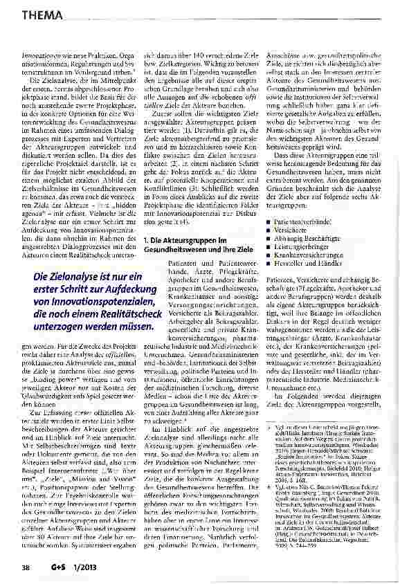 Vorschauseite 2: Innovationspotenziale im Gesundheitswesen