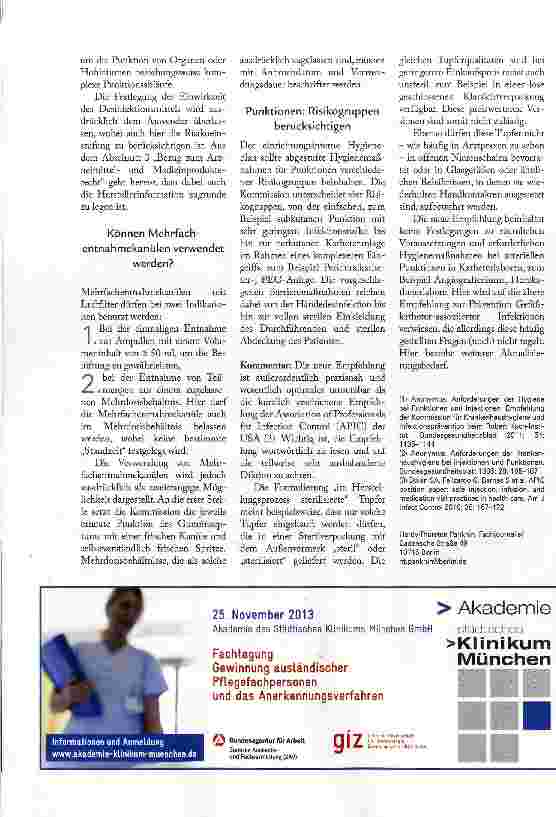 Vorschauseite 3: PUNKTIONEN UND NJEKTIONEN SICHER VORBEREITEN