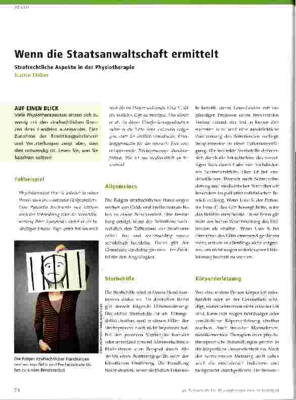 Vorschauseite 1: Wenn die Staatsanwaltschaft ermittelt