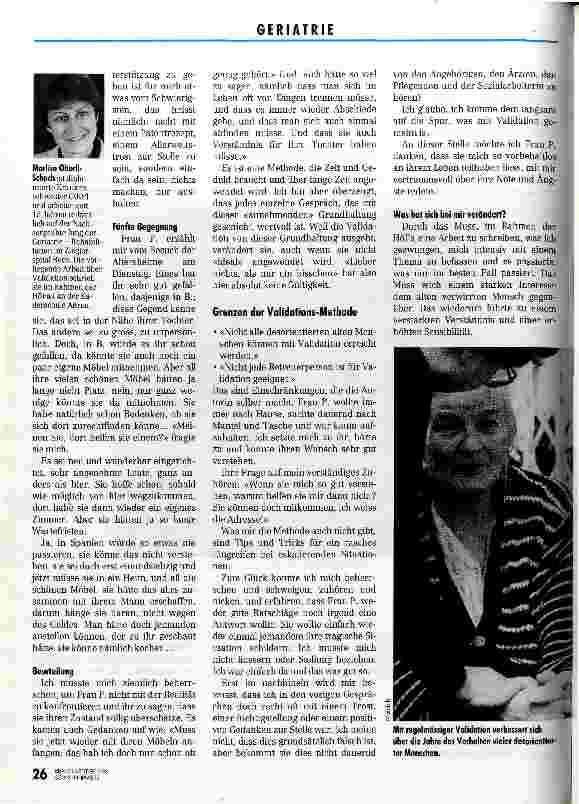 Vorschauseite 6: Itze weiß i grad nümm... Validation: Ein Weg zum Verständnis verwirrter Menschen