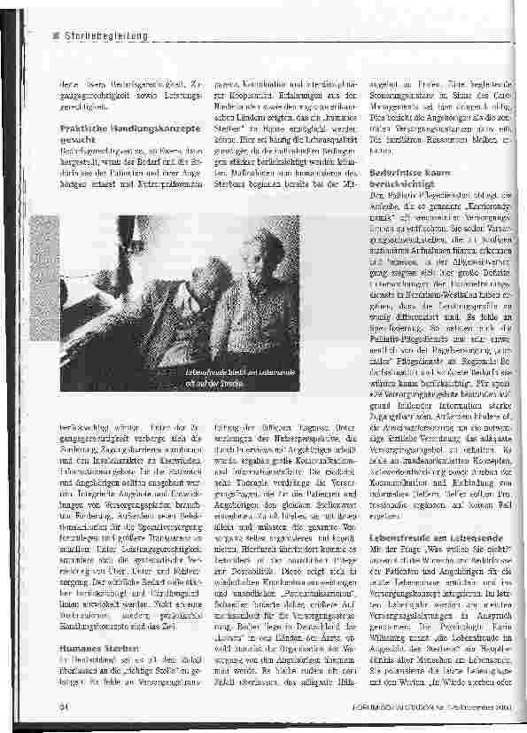 Vorschauseite 2: In Würde oder verzweifelt sterben