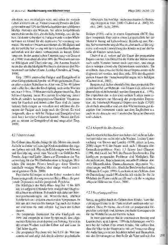 Vorschauseite 4: Nachbetreuung von Wöchnerinnen