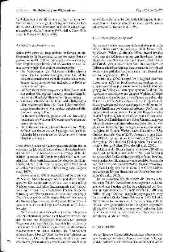 Vorschauseite 5: Nachbetreuung von Wöchnerinnen
