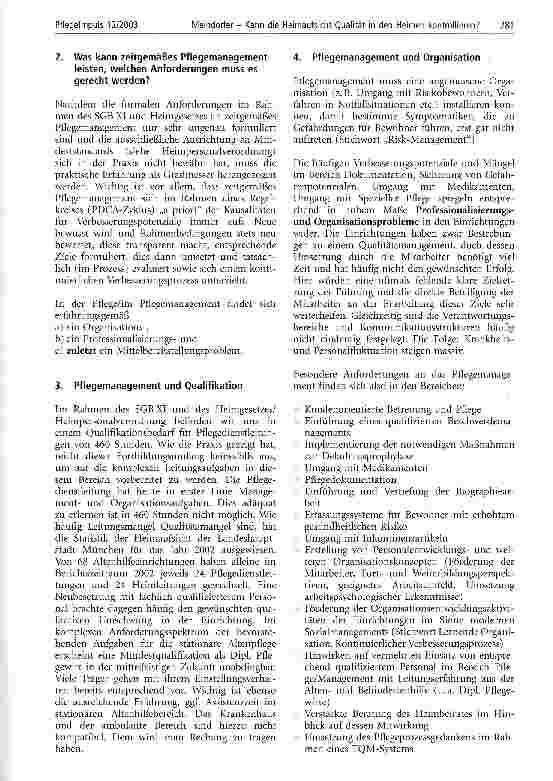 Vorschauseite 5: Kann die Heimaufsicht Qualität in den Heimen kontrollieren? Über die Aufgaben der Heimaufsicht und Anforderungen an ein zeitgemäßes Pflegemanagement