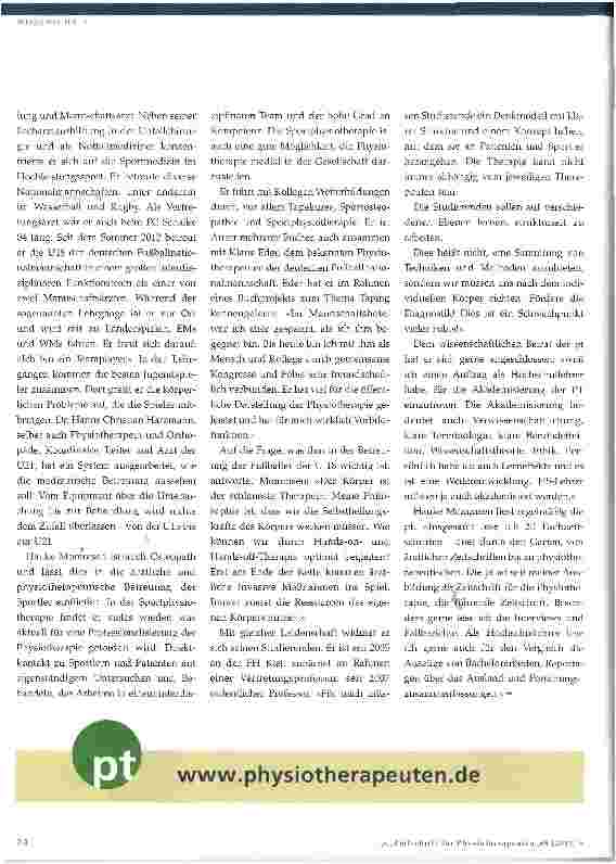 Vorschauseite 2: Immer mit einem Bein fest in der Praxis