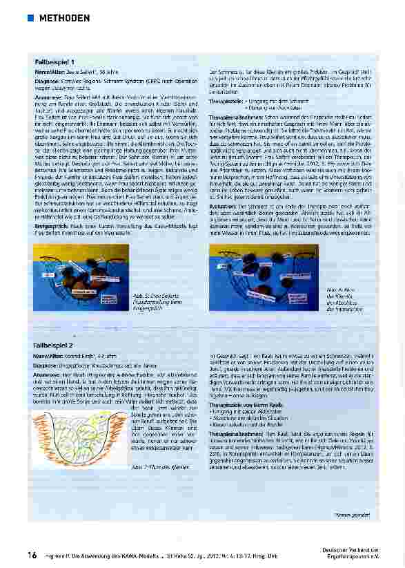 Vorschauseite 4: Die Anwendung des Kawa-Modells als Grundlage eines Erstgesprächs bei Klientinnen mit chronischen Schmerzen