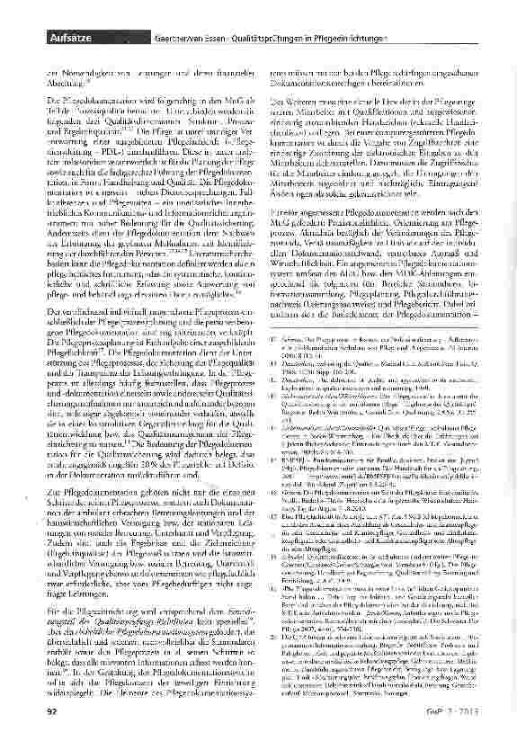 Vorschauseite 5: Qualitätsprüfungen in Einrichtungen der ambulanten und stationären Pflege nach SGB XI - Prüfgrundlagen für den MDK und Pflegedokumentation als Teil der Prozessqualität