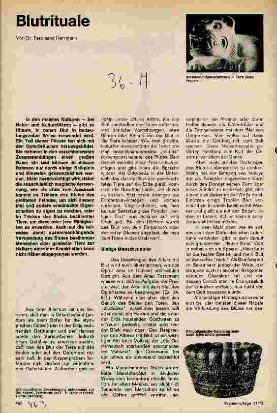 Vorschauseite 1: Blutrituale