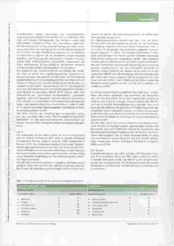 Vorschauseite 2: Gewohnt durch den Alltag. .. aber wie? Das Assessment der Lebensgewohnheiten (AdLg) eine Vorvalidierungsstudie für den deutschen Sprachund Kulturraum