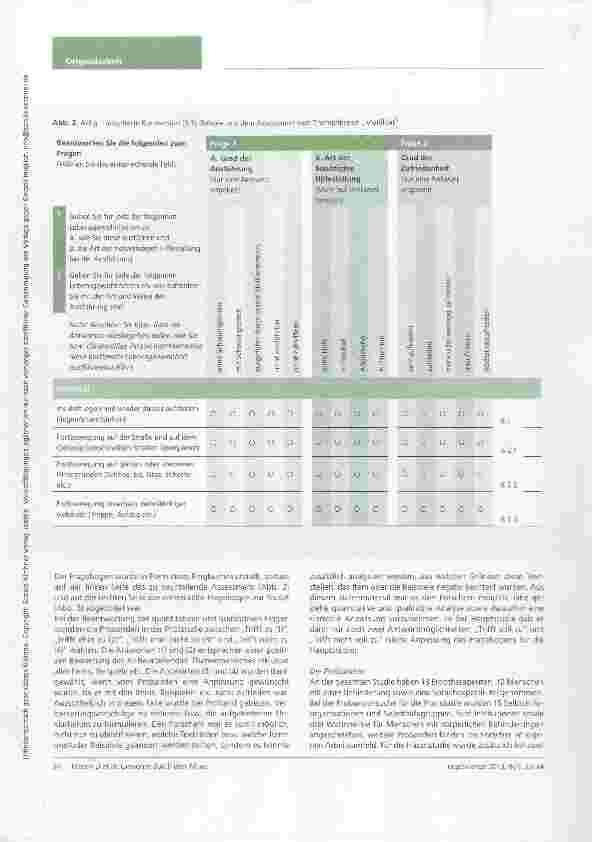 Vorschauseite 5: Gewohnt durch den Alltag. .. aber wie? Das Assessment der Lebensgewohnheiten (AdLg) eine Vorvalidierungsstudie für den deutschen Sprachund Kulturraum