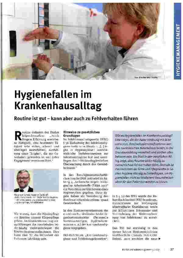 Vorschauseite 1: Hygienefallen im Krankenhausalltag