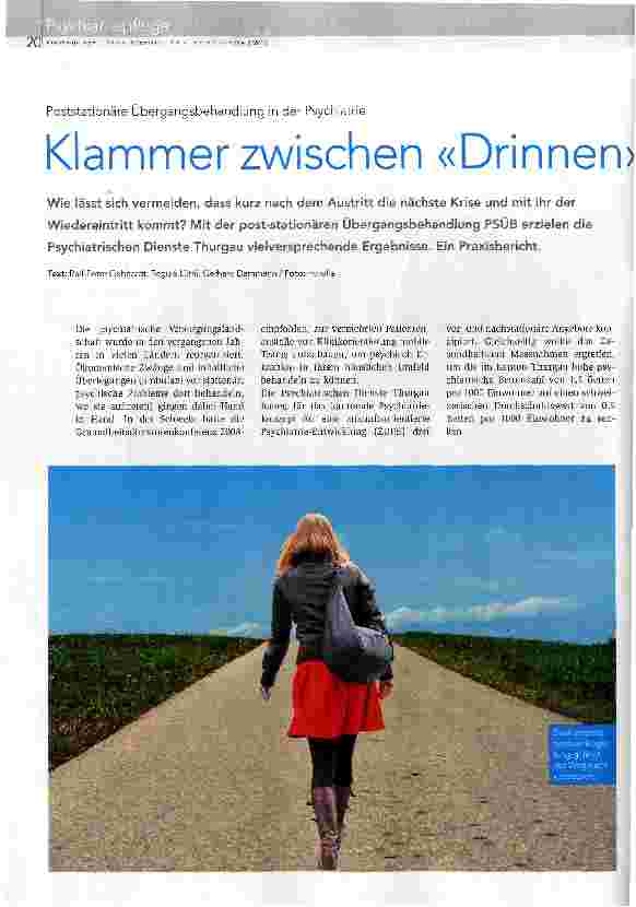 Vorschauseite 1: Klammer zwischen Drinnen und Daussen