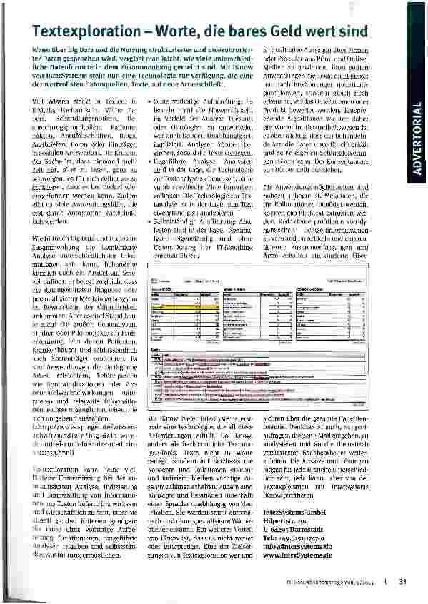 Vorschauseite 1: Textexploration - Worte, die bares Geld wert sind