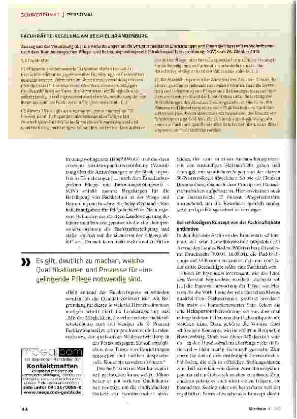 Vorschauseite 3: Qualitätsmaßstab oder Sackgasse?
