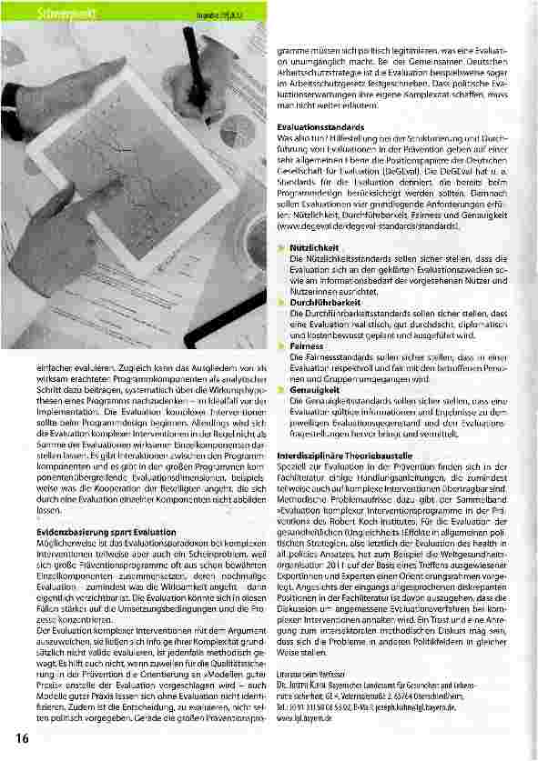 Vorschauseite 2: Evaluation komplexer Interventionen in der Prävention