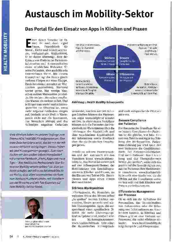 Vorschauseite 1: Austausch im Mobility-Sektor