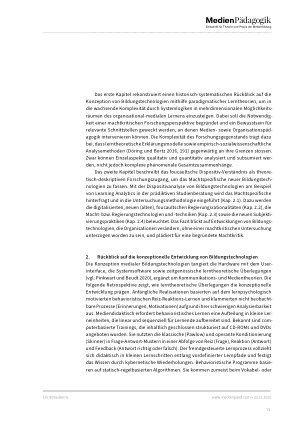 Vorschauseite 4: Strukturierungslogiken in der foucaultschen Retrospektive. Medienpädagogik trifft Organisationspädagogik