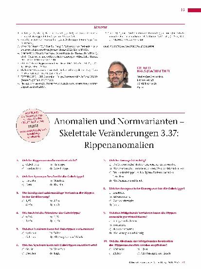 Vorschauseite 4: Anomalien und Normvarianten – Skelettale Veränderungen 3.37: Rippenanomalien