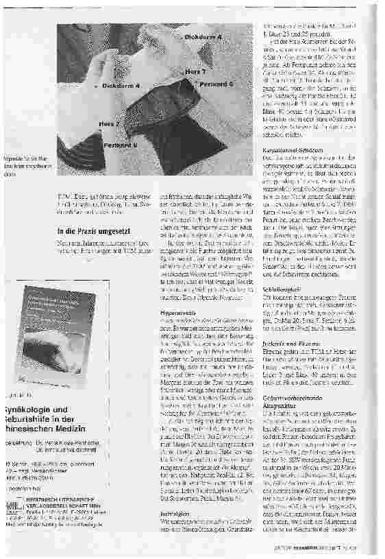 Vorschauseite 2: Akupunktur in der Geburtshilfe