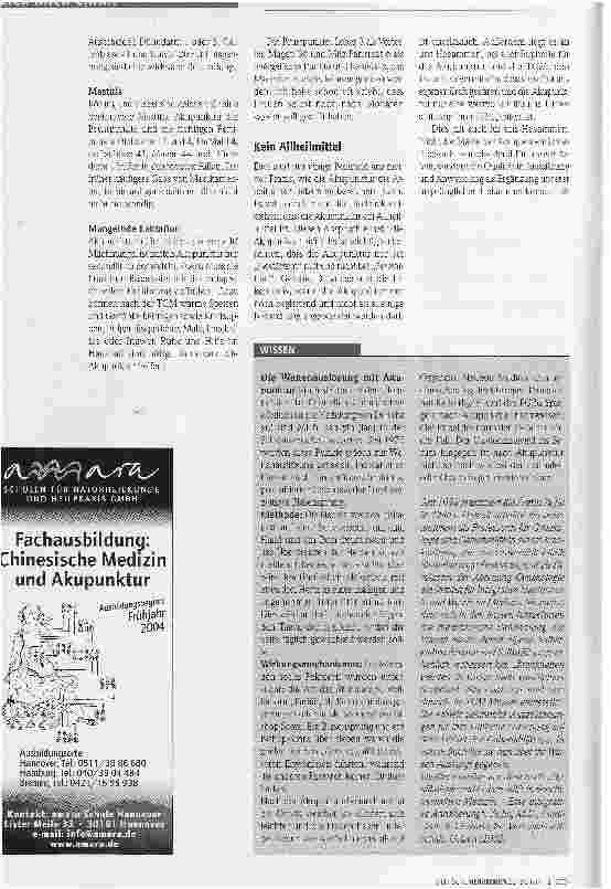 Vorschauseite 4: Akupunktur in der Geburtshilfe