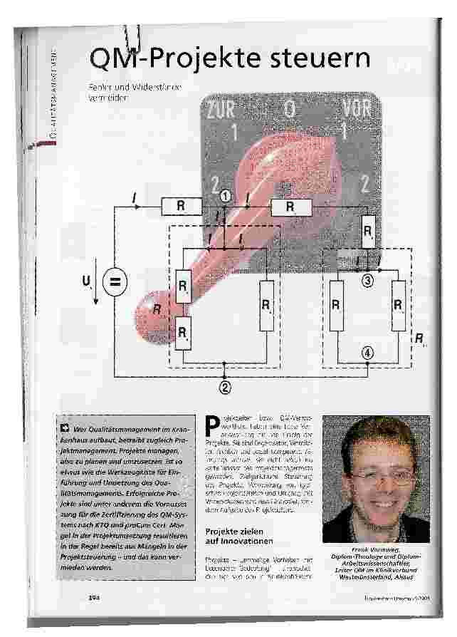 Vorschauseite 1: QM-projekte steuern. Fehler und Widerstände vermeiden.