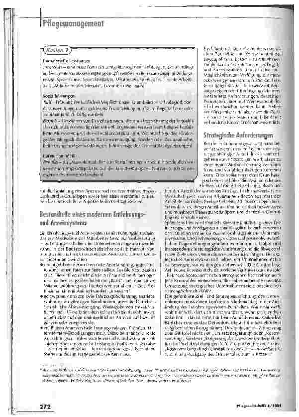 Vorschauseite 2: Vom klassischen Zeitlohn zur leistungsorientierten Bezahlung