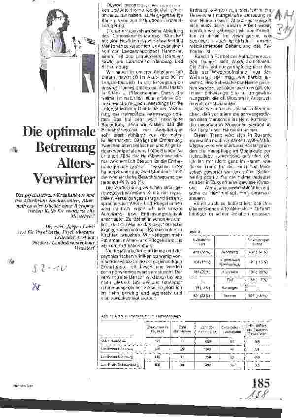 Vorschauseite 1: Die optimale Betreuung Altersverwirrter