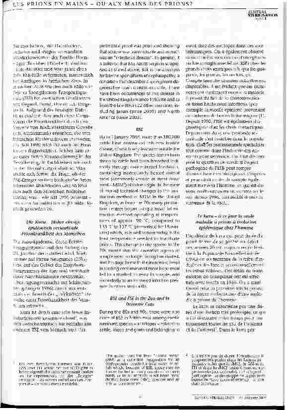 Vorschauseite 6: Prionen - eine Herausforderung der Hygieia