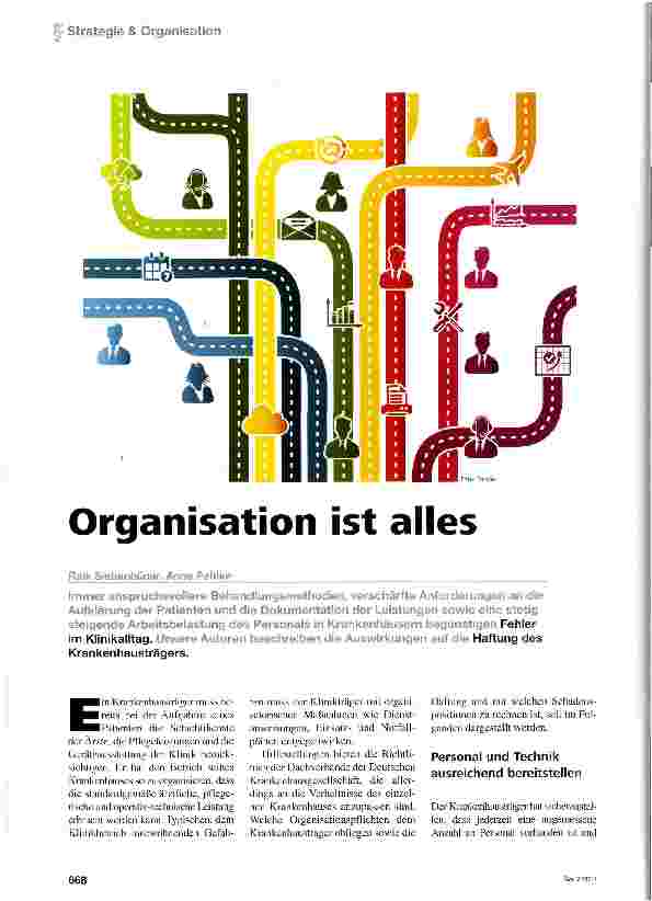 Vorschauseite 1: Organisation ist alles