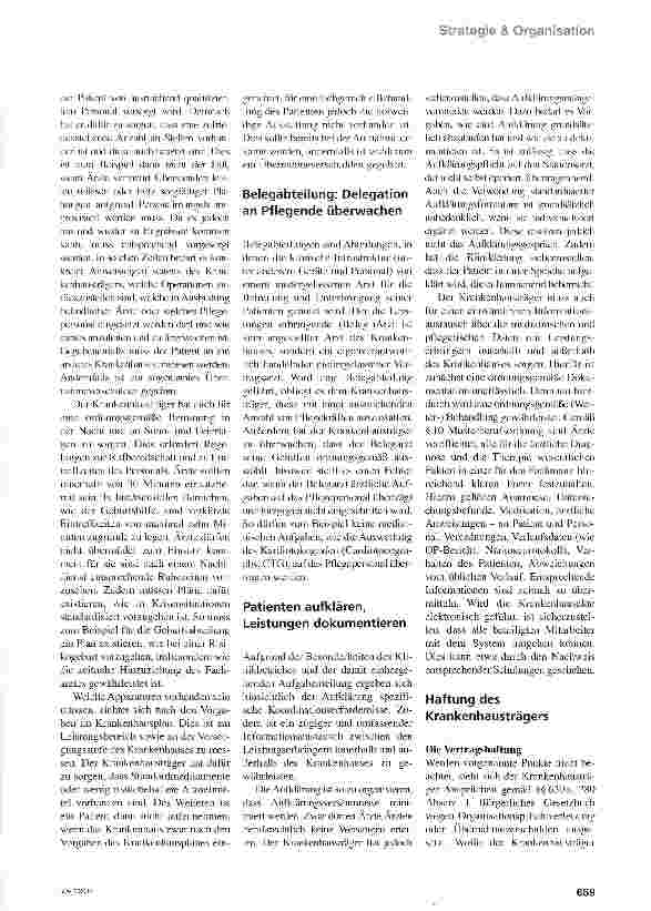 Vorschauseite 2: Organisation ist alles