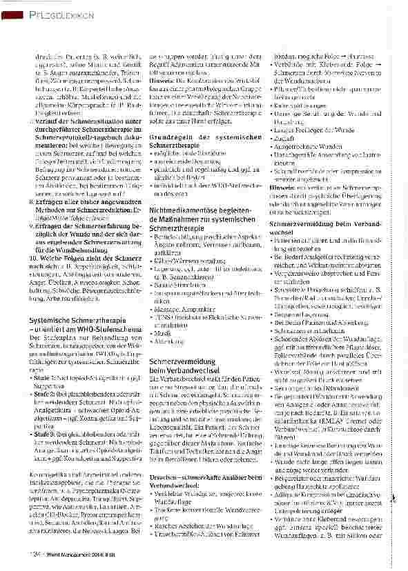 Vorschauseite 3: Schmerzvermeidung in der Wundversorgung