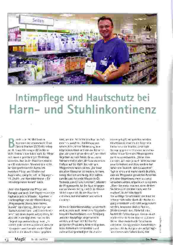 Vorschauseite 1: Intimpflege und Hautschutz bei Harnund Stuhlinkontinenz