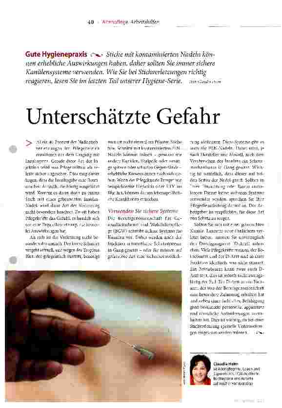 Vorschauseite 1: Unterschätzte Gefahr