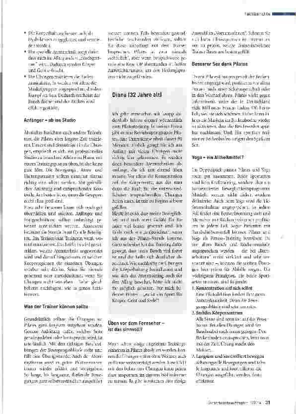 Vorschauseite 2: Konzentration auf die Körpermitte