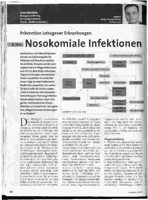 Vorschauseite 1: Prävention iatrogener Erkrankungen 2. Teil: Nosokomiale Infektionen