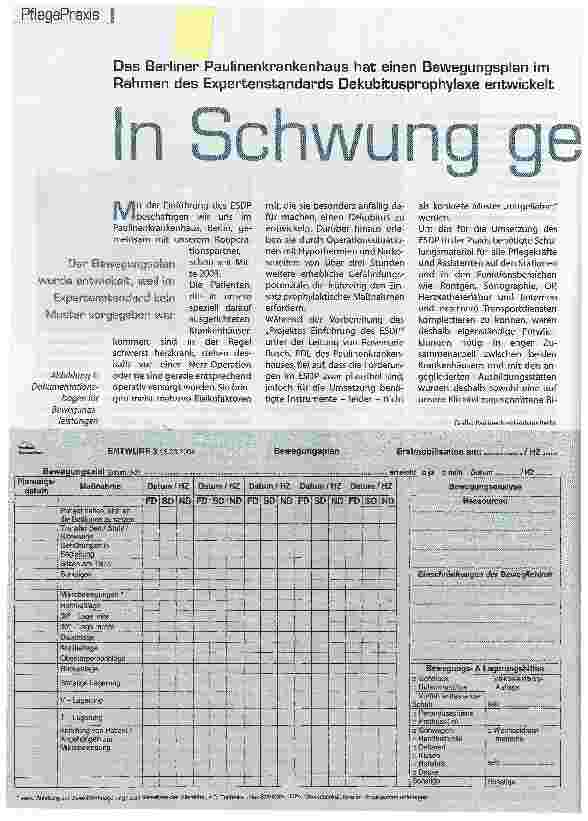 Vorschauseite 1: In Schwung gebracht