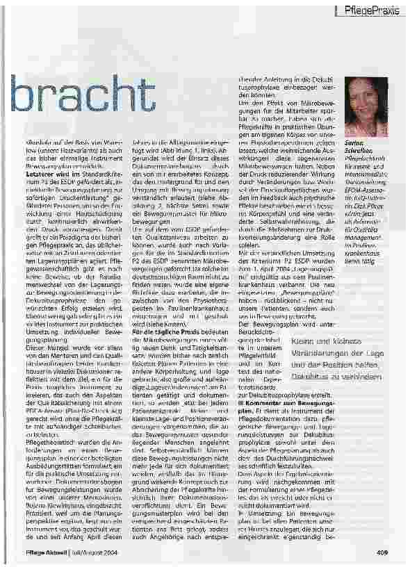 Vorschauseite 2: In Schwung gebracht