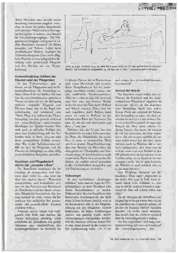 Vorschauseite 2: IntimpflegeDas unterschiedliche Erleben von Patientinnen und Pflegenden