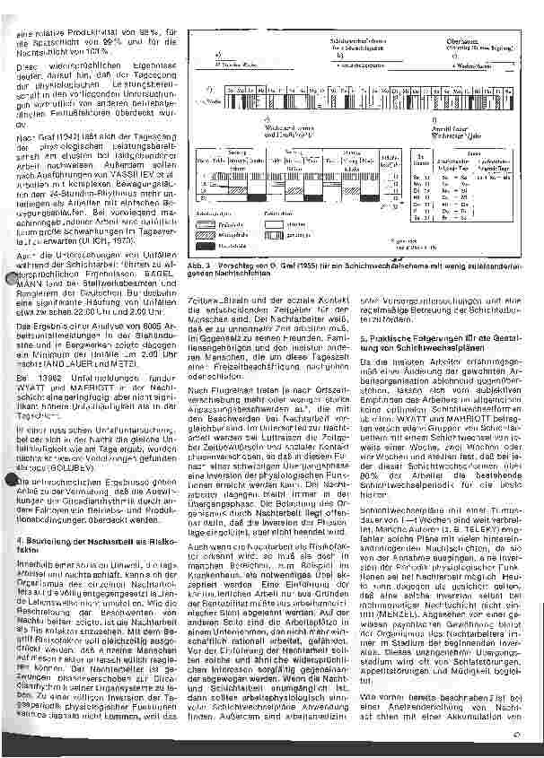 Vorschauseite 4: Arbeitsmedizin 10. Folge: Problematik der Nachtund Schichtarbeit