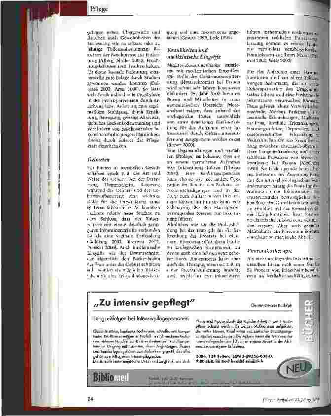 Vorschauseite 2: Prävention von HarninkontinenzRisikofaktoren rechtzeitig erkennen