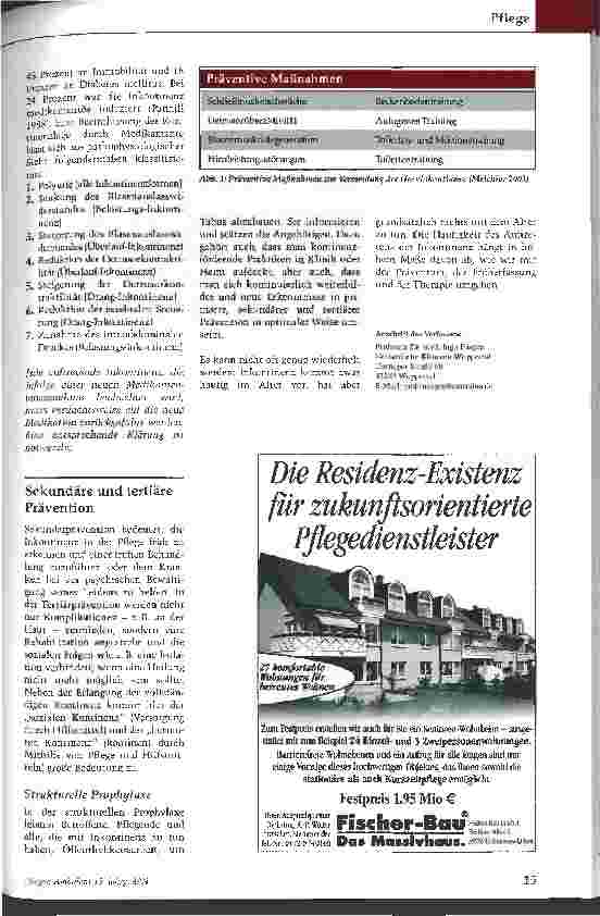 Vorschauseite 3: Prävention von HarninkontinenzRisikofaktoren rechtzeitig erkennen