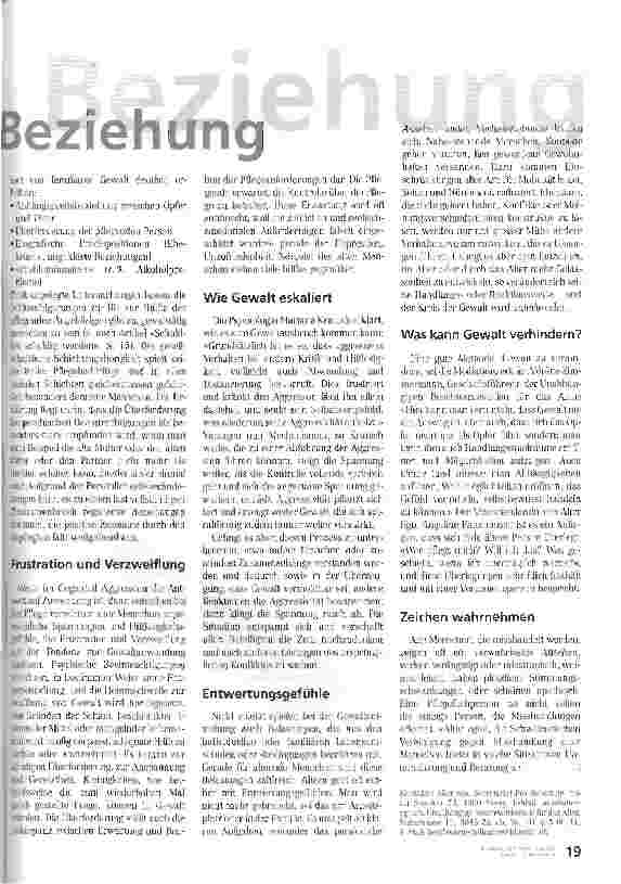 Vorschauseite 2: Antwort auf missglückte Beziehung